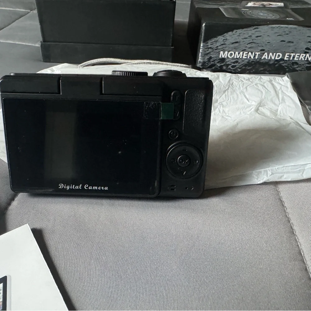 4K Black Digital Vlogging Camera